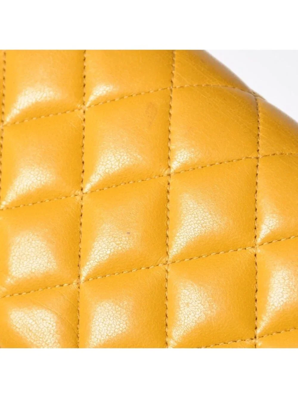 Chanel Boy Wallet CC Logo Lambskin Yellow Gold